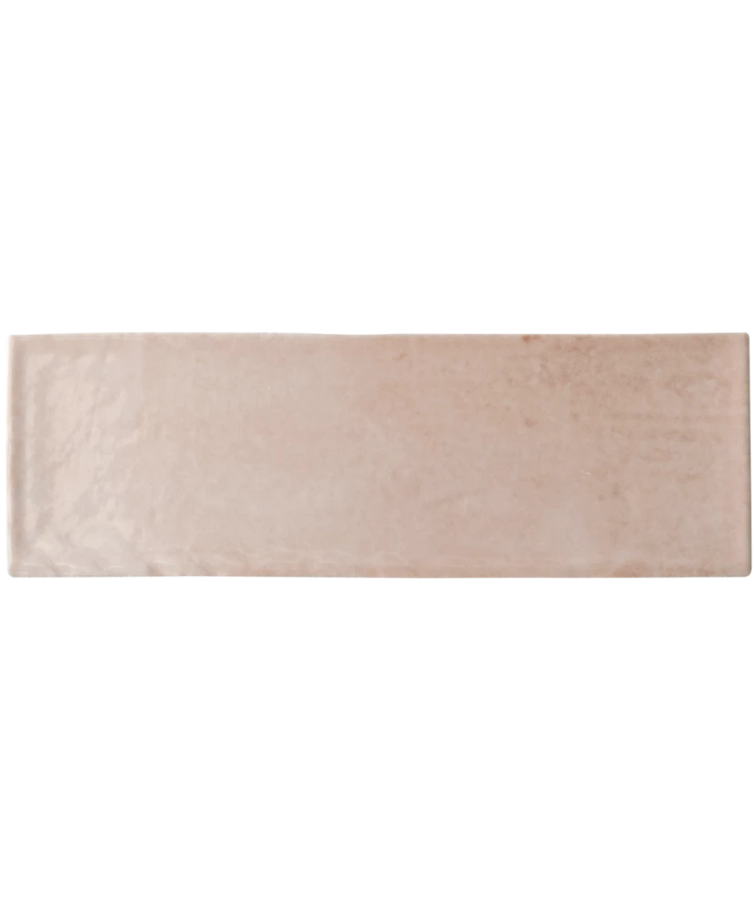 Carrelage Miyako Crystal Pink Gloss 5x15 cm - détail du carreau 3