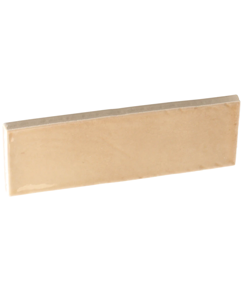 Carrelage Miyako Golden Ochre Gloss 5x15 cm - détail du carreau