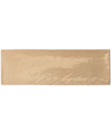 Carrelage Miyako Golden Ochre Gloss 5x15 cm - détail du carreau 3