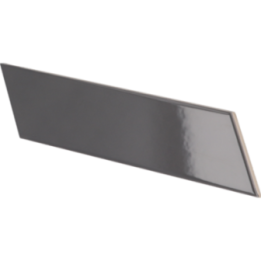 Chevron Wall Dark Grey Derecho 18.6x5.2 cm - carrelage NAIS