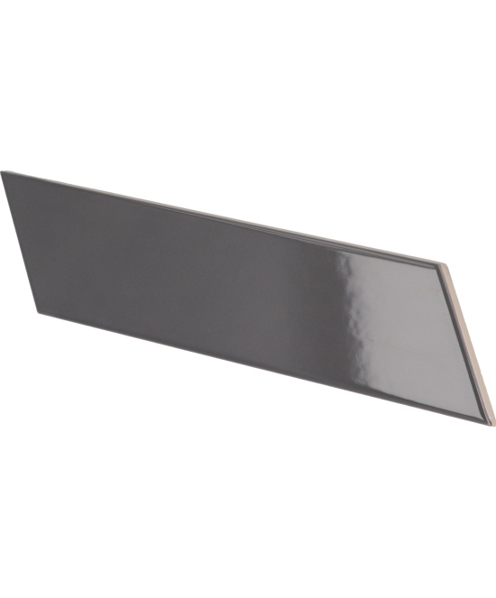 Chevron Wall Dark Grey Derecho 18.6x5.2 cm - carrelage NAIS