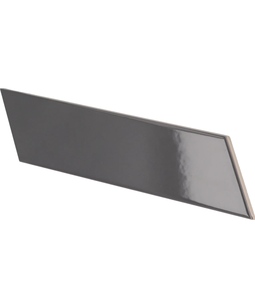 Carrelage Chevron Wall Dark Grey Droit 18,6x5,2 cm - détail du carreau