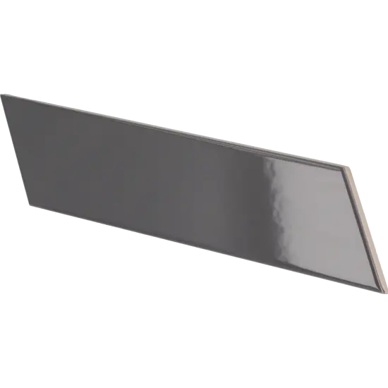 Chevron Wall Dark Grey Derecho 18.6x5.2 cm - carrelage NAIS