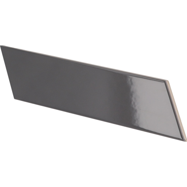 Chevron Wall Dark Grey Derecho 18.6x5.2 cm - carrelage NAIS