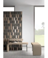 Carrelage Miyako Coffee Gloss 5x15 cm - vue d’ambiance