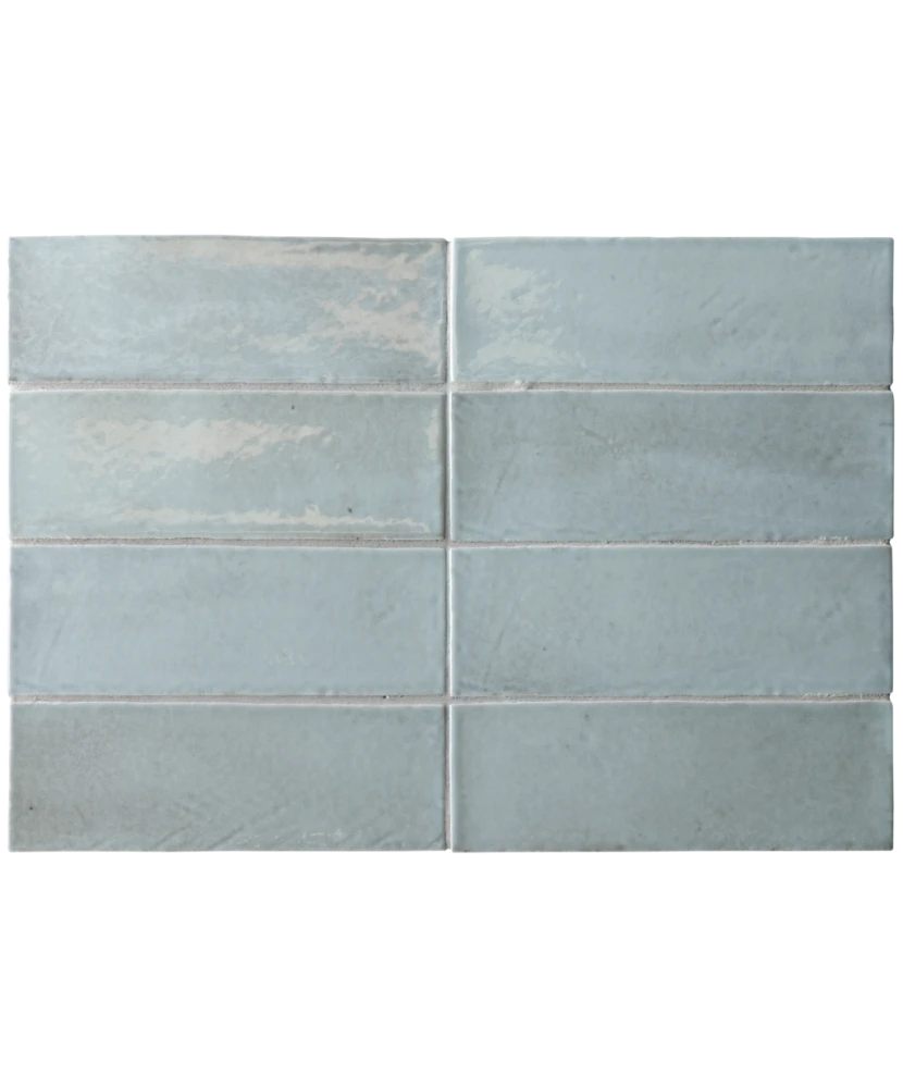 Carrelage Miyako Blue Moon Gloss 5x15 cm - détail du carreau 2