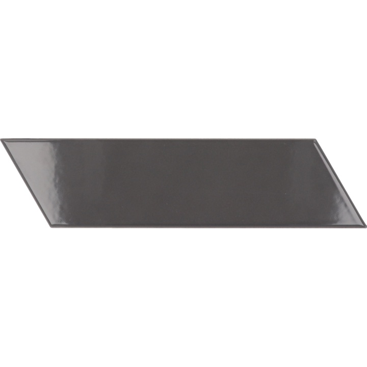 Chevron Wall Dark Grey Derecho 18.6x5.2 cm - carrelage NAIS - image 2