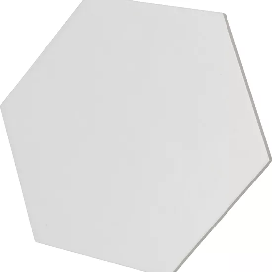 Carrelage Hexatile White Mat 17,5x20 cm - détail du carreau