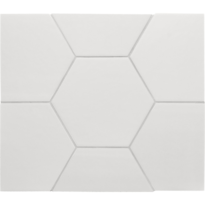 Hexatile White Matt 17.5x20 cm - carrelage NAIS - image 2