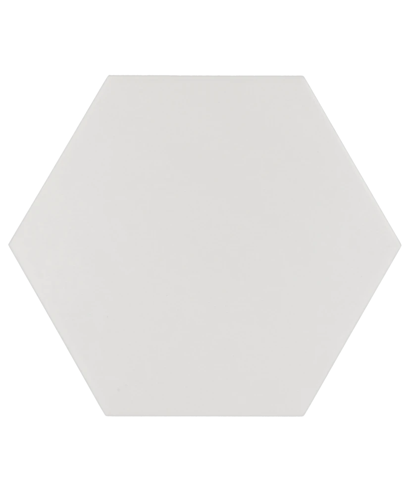 Carrelage Hexatile White Mat 17,5x20 cm - détail du carreau 3