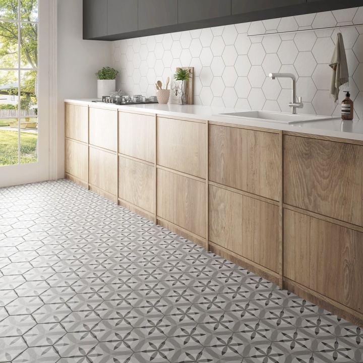 Hexatile White Matt 17.5x20 cm - carrelage NAIS - image 8