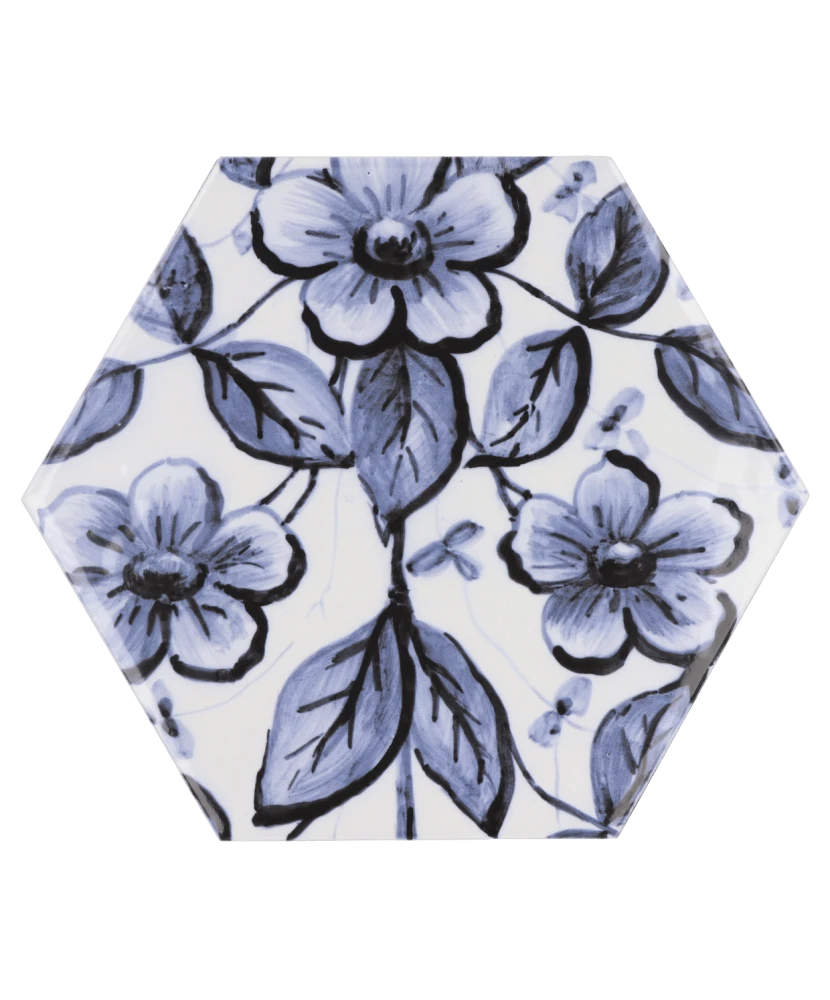 Carrelage Hexatile Patchwork Lisboa 17,5x20 cm - détail du carreau 3