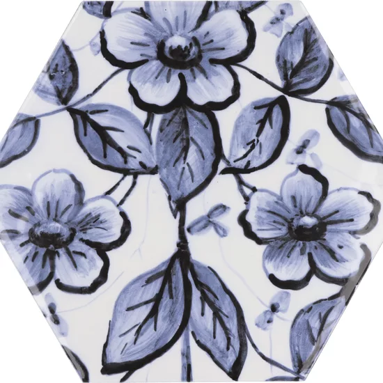 Carrelage Hexatile Patchwork Lisboa 17,5x20 cm - détail du carreau 3
