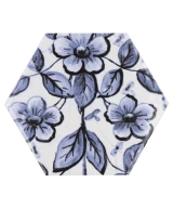 Carrelage Hexatile Patchwork Lisboa 17,5x20 cm - détail du carreau 3