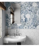 Carrelage Hexatile Patchwork Lisboa 17,5x20 cm - vue d’ambiance 3