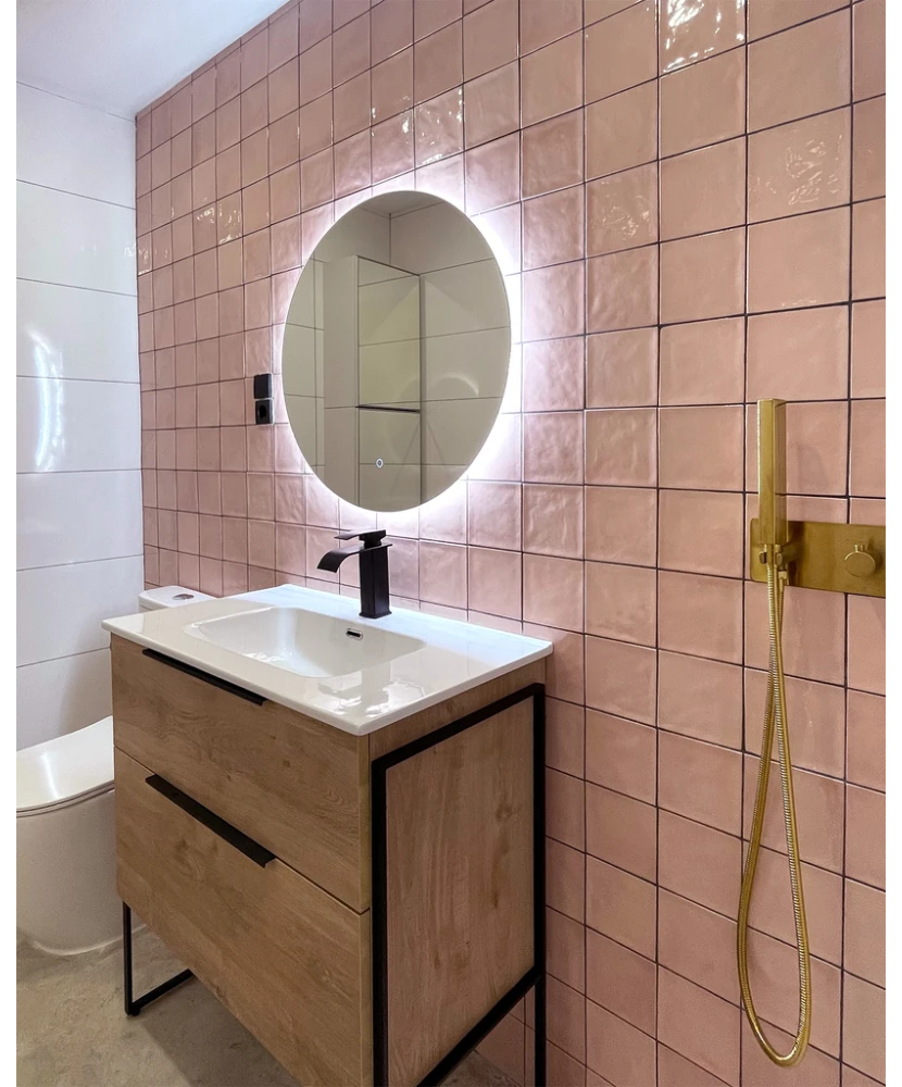 Carrelage Village Rose Gold 13,2x13,2 cm - vue d’ambiance 2