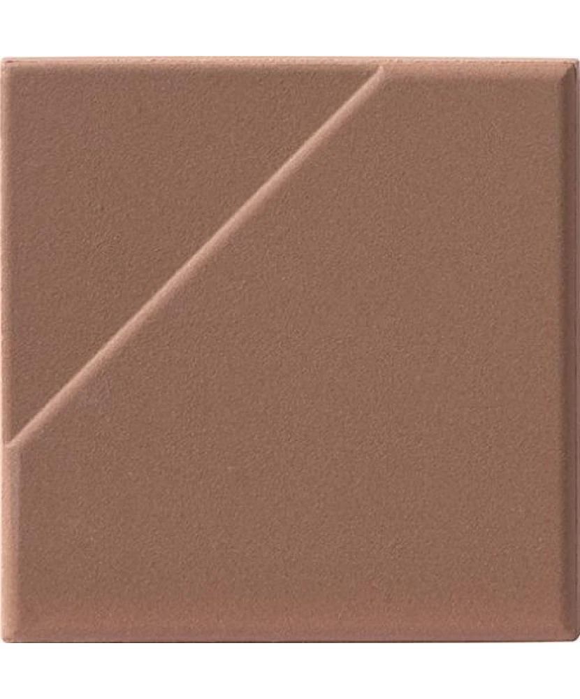 10X10 ASTRATTO OBLIQUO RUGGINE - carrelage CESI
