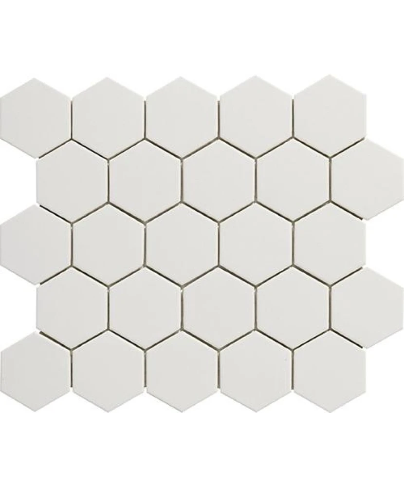 5x5 esagono su rete FLUORO - carrelage CESI