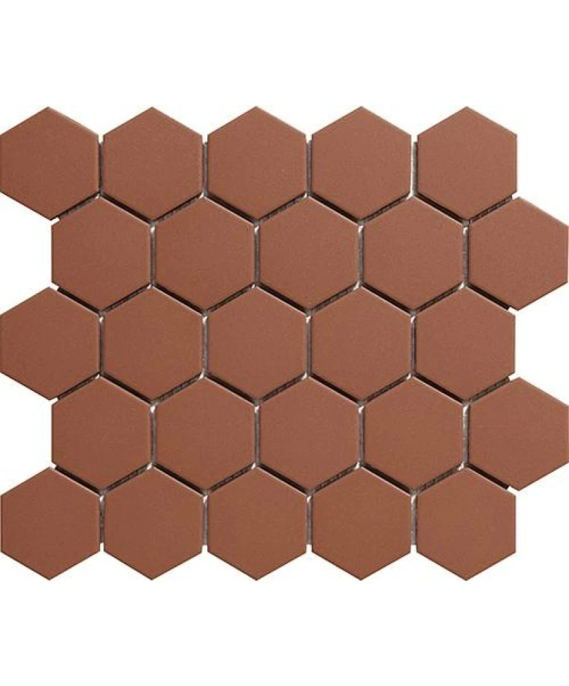 esagono 5x5 su rete GRES - carrelage CESI