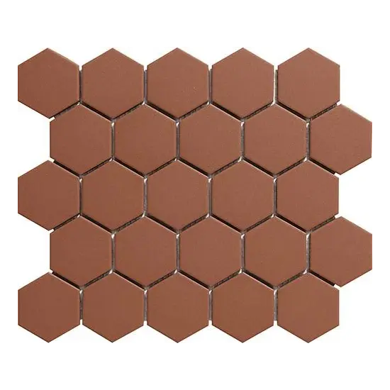 esagono 5x5 su rete GRES - carrelage CESI