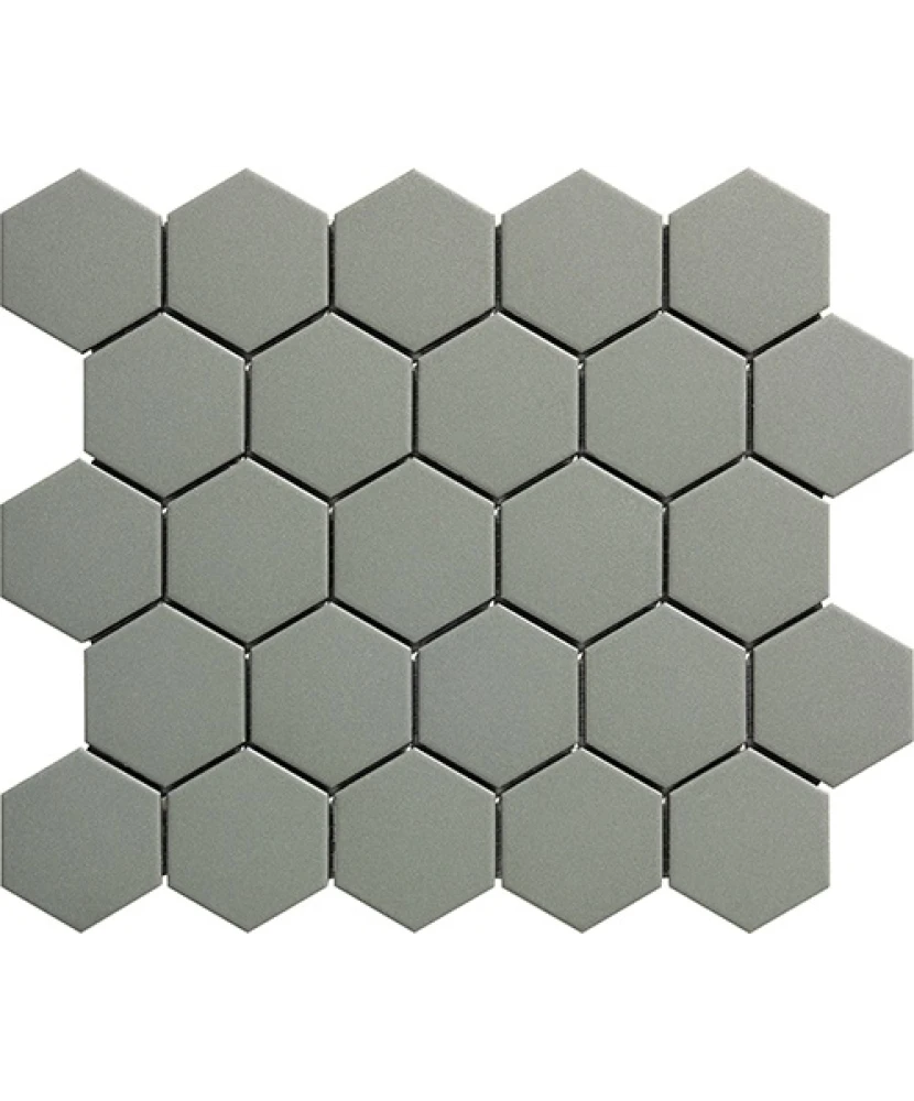 esagono 5x5 su rete GIADA - carrelage CESI