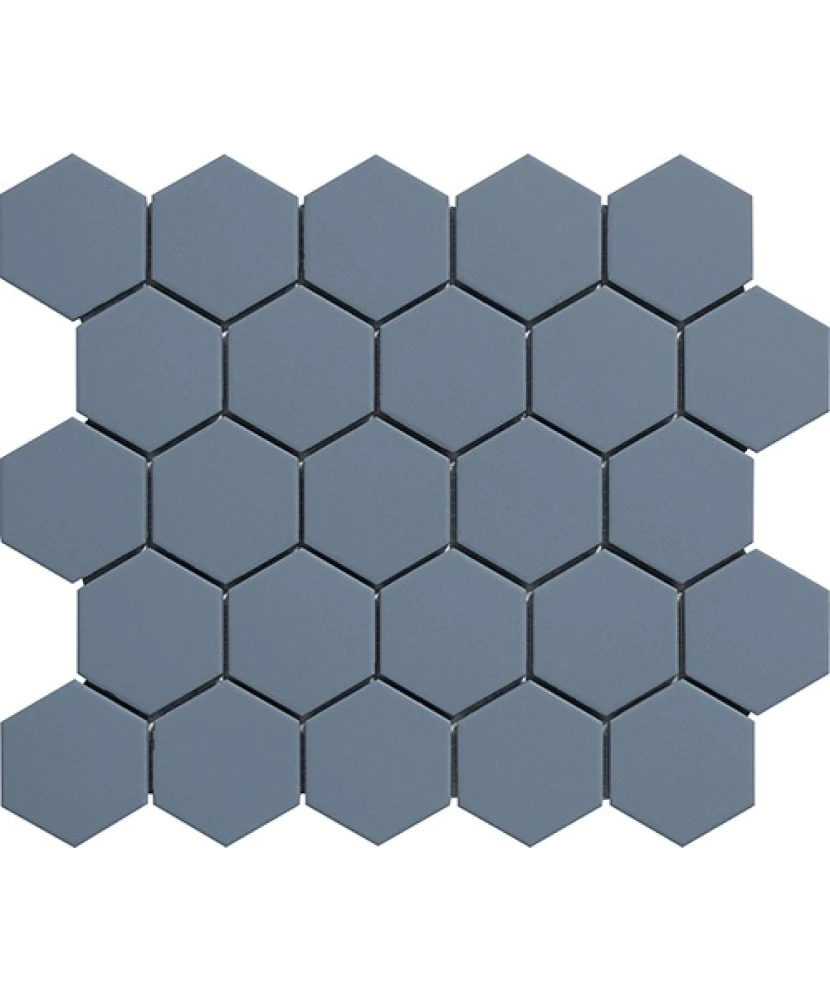 esagono 5x5 su rete ZAFFIRO - carrelage CESI