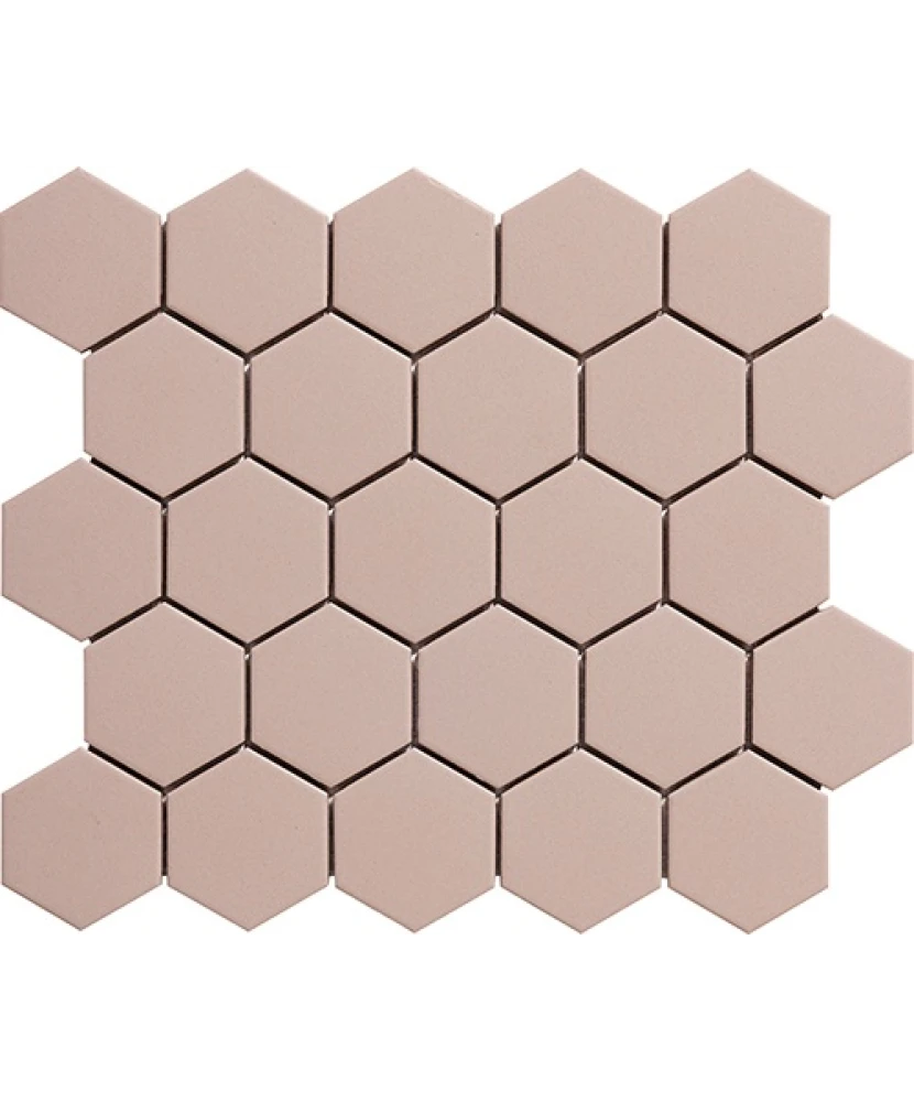 esagono 5x5 su rete AGATA - carrelage CESI