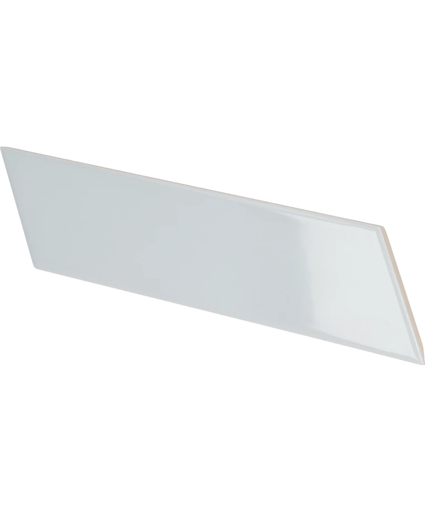 Carrelage Chevron Wall Sky Blue Droit 18,6x5,2 cm - détail du carreau