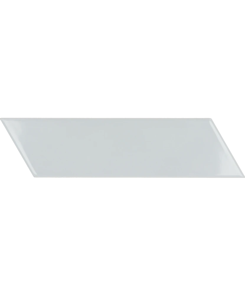 Carrelage Chevron Wall Sky Blue Droit 18,6x5,2 cm - détail du carreau 2