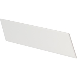 Chevron Wall White Matt Derecho 18.6x5.2 cm - carrelage NAIS