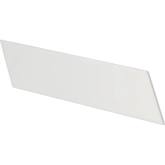 Chevron Wall White Matt Derecho 18.6x5.2 cm - carrelage NAIS