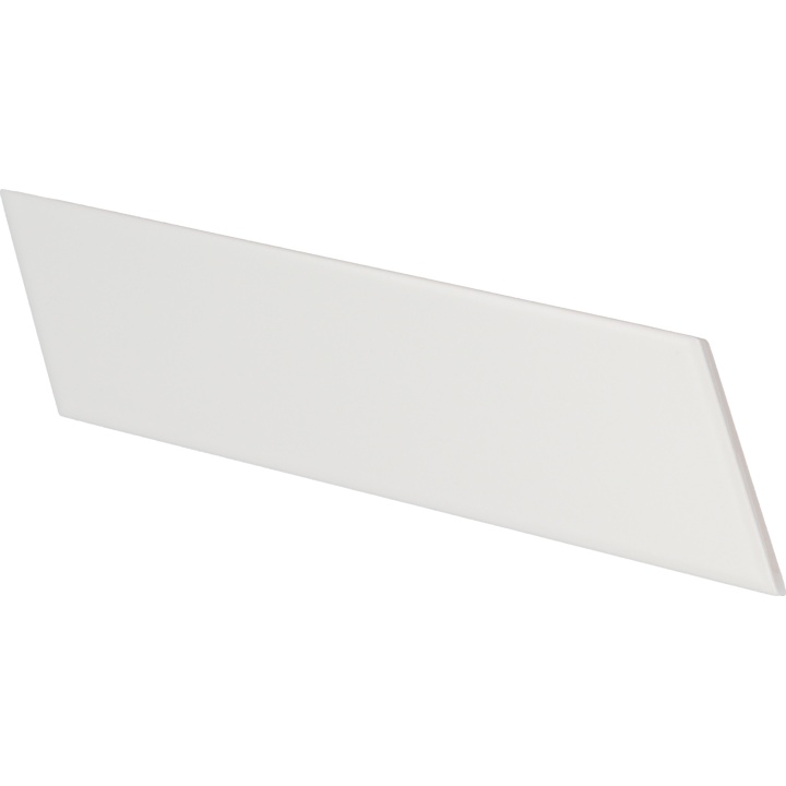 Chevron Wall White Matt Derecho 18.6x5.2 cm - carrelage NAIS