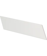 Carrelage Chevron Wall White Mat Droit 18,6x5,2 cm - détail du carreau