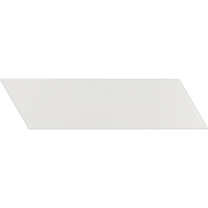 Chevron Wall White Matt Derecho 18.6x5.2 cm - carrelage NAIS - image 2
