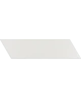 Carrelage Chevron Wall White Mat Droit 18,6x5,2 cm - détail du carreau 2