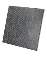 Carrelage Coralstone Gamut Black 20x20 cm - vue latérale du carreau