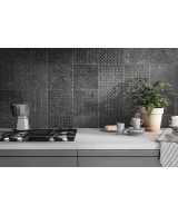 Carrelage Coralstone Gamut Black 20x20 cm - vue d’ambiance