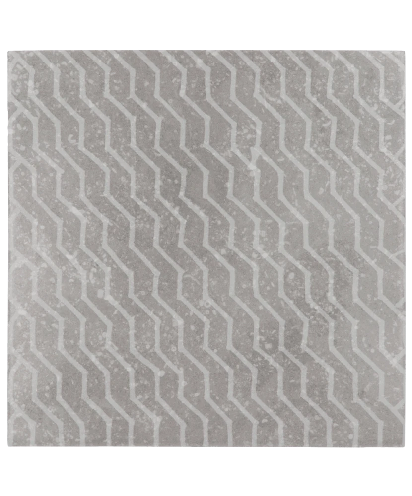 Carrelage Coralstone Gamut Grey 20x20 cm - vue de face du carreau