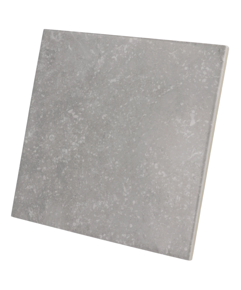 Carrelage Coralstone Grey 20x20 cm - vue latérale du carreau