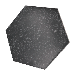 Coralstone Hexagon Black 29.2x25.4 cm - carrelage NAIS