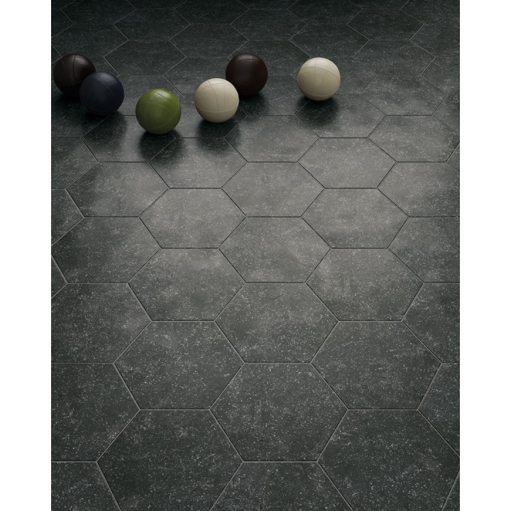 Coralstone Hexagon Black 29.2x25.4 cm - carrelage NAIS - image 6