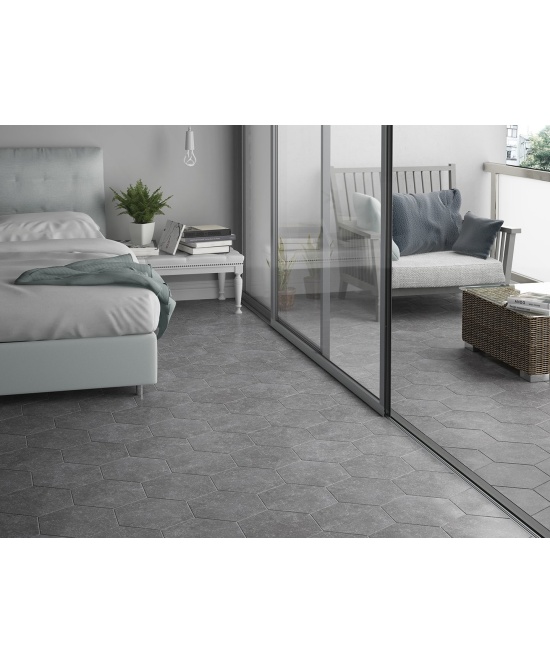 Coralstone Hexagon Grey 29.2x25.4 cm - carrelage NAIS - image 3