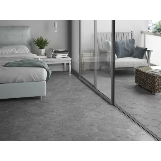Coralstone Hexagon Grey 29.2x25.4 cm - carrelage NAIS - image 3