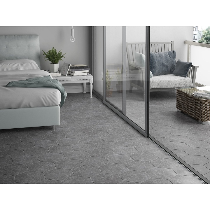 Coralstone Hexagon Grey 29.2x25.4 cm - carrelage NAIS - image 3