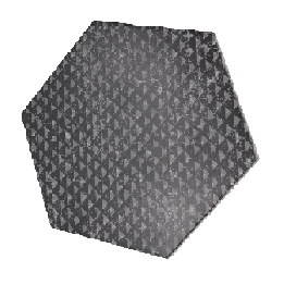 Coralstone Hexagon Melange Black 29.2x25.4 cm - carrelage NAIS