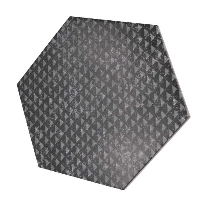 Coralstone Hexagon Melange Black 29.2x25.4 cm - carrelage NAIS