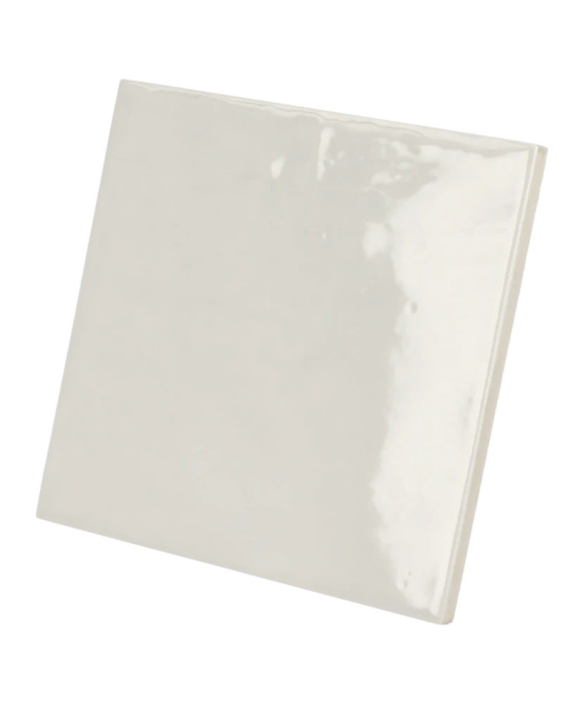 Carrelage Country Blanco 13,2x13,2 cm - vue latérale du carreau