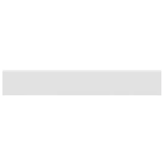 8X45 PLINTHE BLANCHE BRILLANTE - plinthe