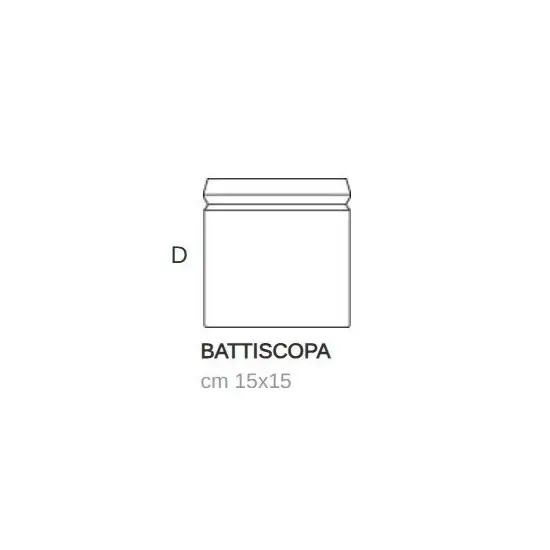 Plinthe battiscopa 15x15 - plinthe