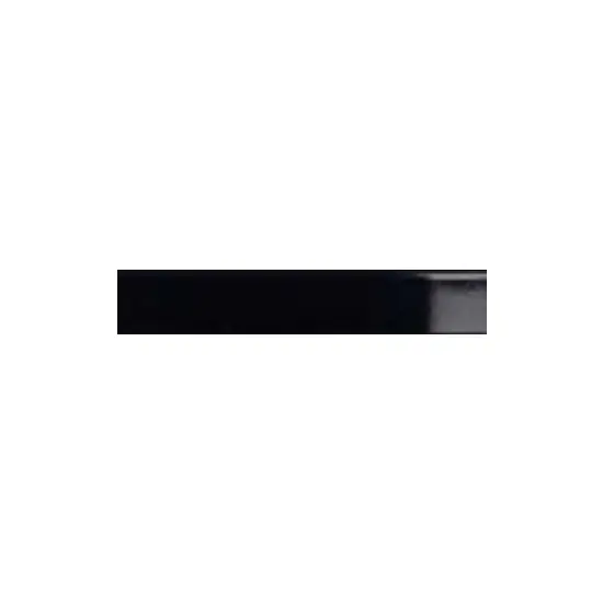 8X45 PLINTHE GRES NOIR BRILLANT - plinthe